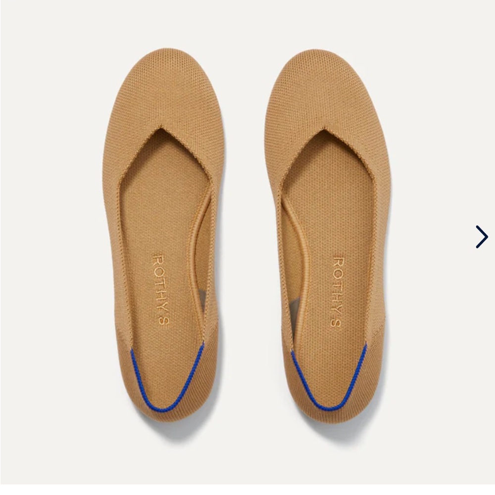 Rothy’s The Flat in Camel color